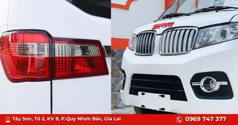 Hệ thống đèn xe dòng xe tải van srm x30