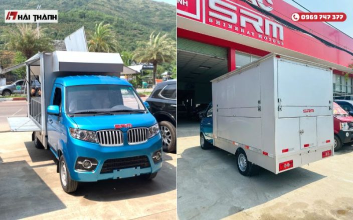 Tổng quan ngoại thất xe SRM T30 thùng cánh dơi