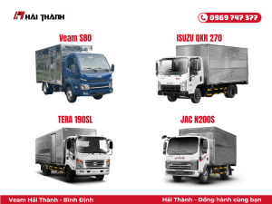 4 dòng xe tải máy dầu bán chạy 2025