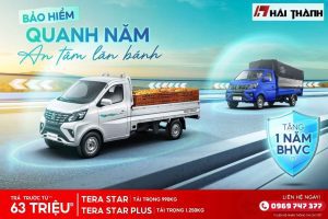Tera Star - ưu đãi xe teraco tháng 7