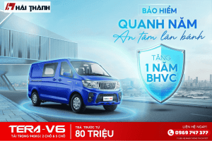 Xe tải Van Tera - ưu đãi xe teraco tháng 7
