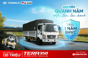 Tera 350 - ưu đãi xe teraco tháng 7