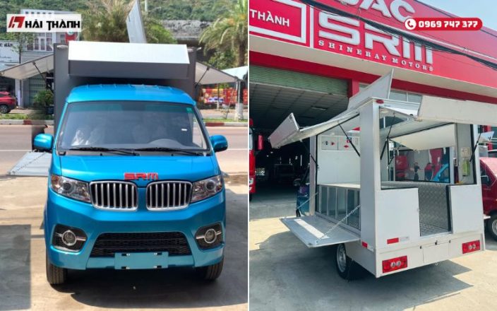 Dòng xe tải phiên bản kiểu thùng bán hàng lưu động tiện nghi