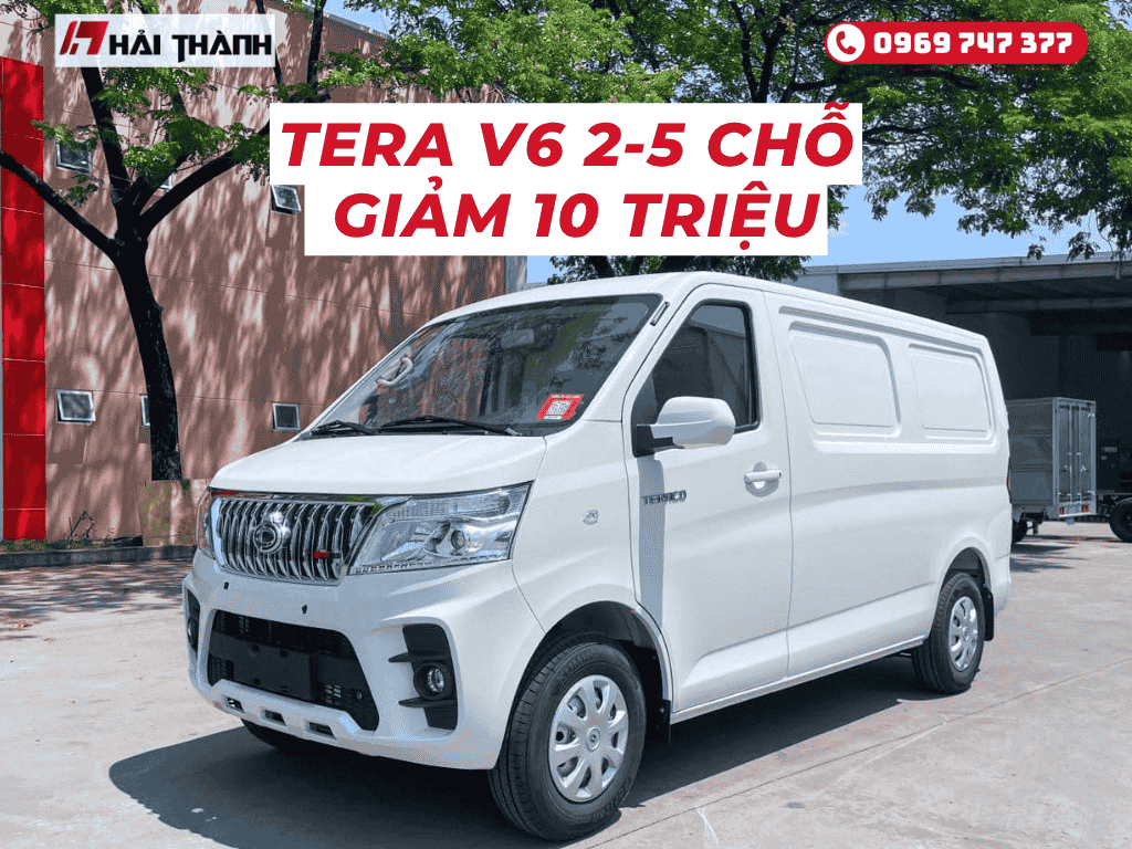Tera V6 giảm 10 triệu