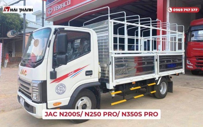 Mẫu xe Jac tải nhẹ với tải trọng 1 tấn 9 đến 3 tấn 5