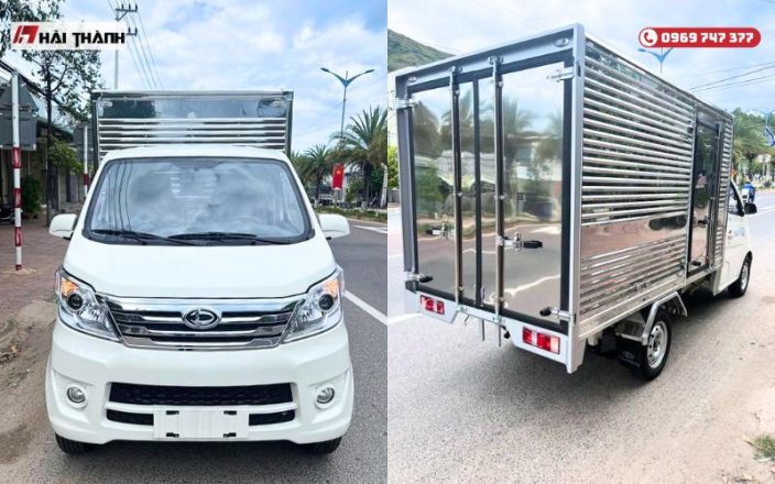 Xe tải Tera 100S mẫu thùng kín tiêu chuẩn