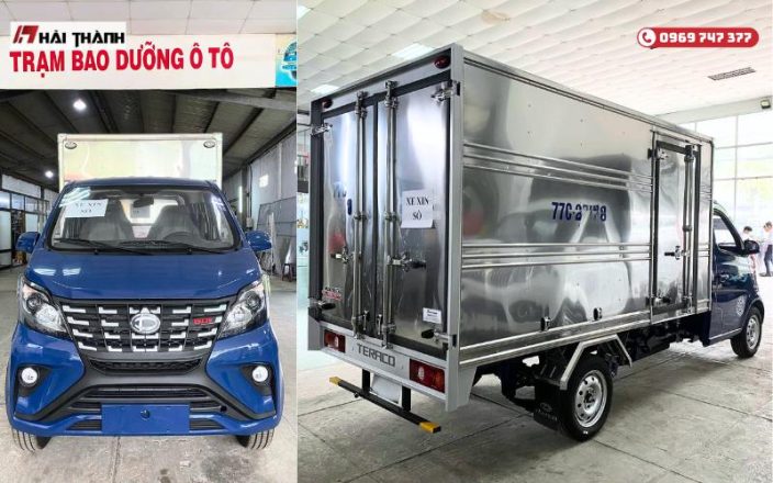 Mẫu xe tải Tera Star Plus thùng kín tiêu chuẩn