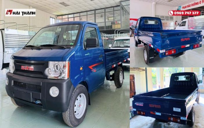 Chi tiết ngoại thất của xe tải SRM K990 thùng lửng