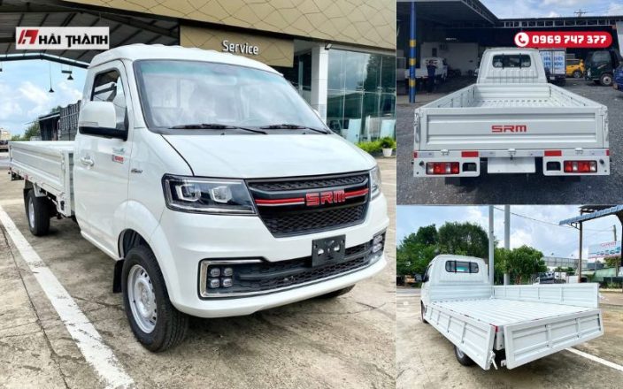 Mẫu xe tải SRM T50 thùng lửng mở 3 bửng