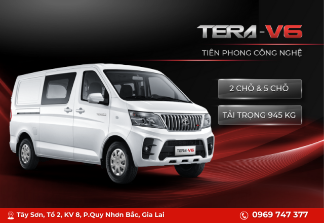 Xe tải Teraco V6 được khách hàng ưa chuộng