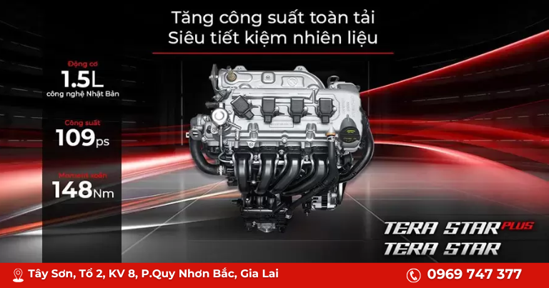 Động cơ mạnh mẽ, tiết kiệm nhiên liệu