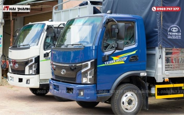 Ngoại thất của mẫu xe tải thùng dài 6m2