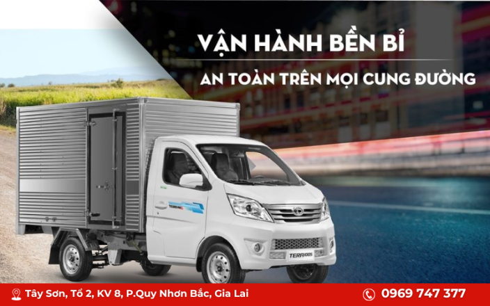 Dòng xe tải nhỏ Teraco luôn là lựa chọn hàng đầu của nhiều khách hàng