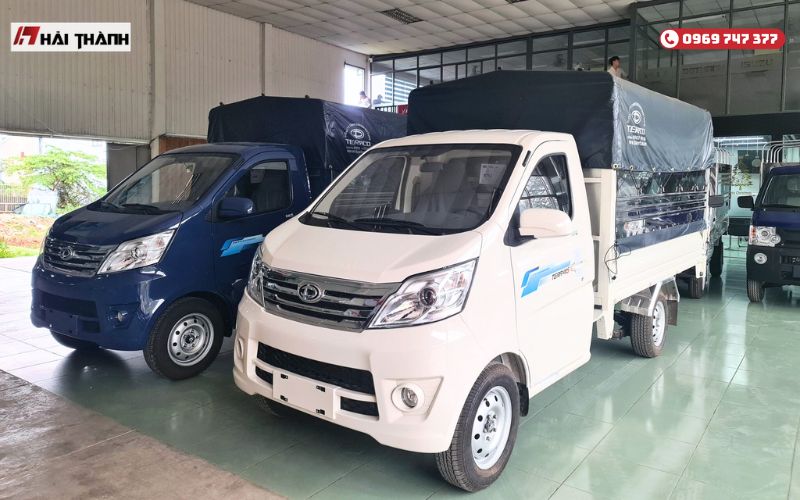 Xe tải nhẹ máy xăng Tera 100s 2 màu tiêu chuẩn